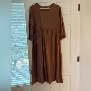 The Simple Folk Sage Dress in Cinnamon NWT